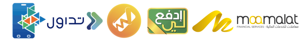 Logos of Libyan payment gateways including Tadawul, Edafali, MobiCash, and Moamalat used for hotel bookings on Booking-Libya.com